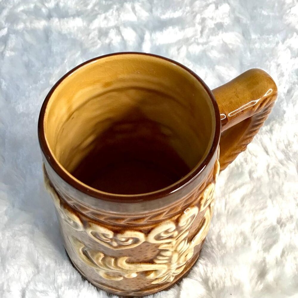 Vintage Lefton Mug/Stein Tankard Style Medieval Renaissance Embossed 1950's MCM - Picture 7 of 10